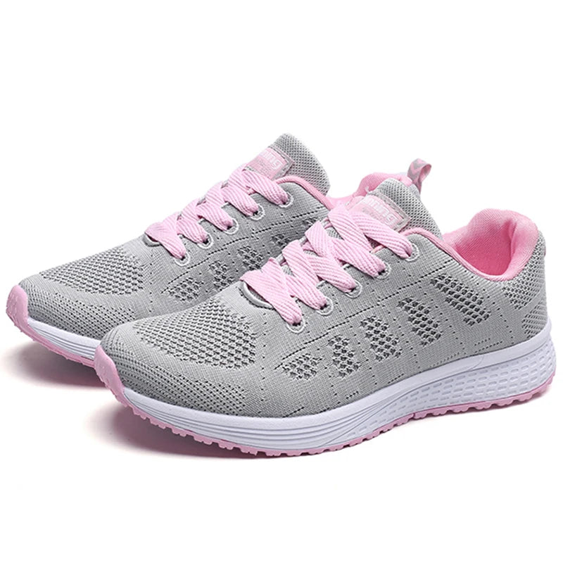 Damen Sneaker Weiss Klassik Sportschuhe Bequem Alltag Turnschuhe