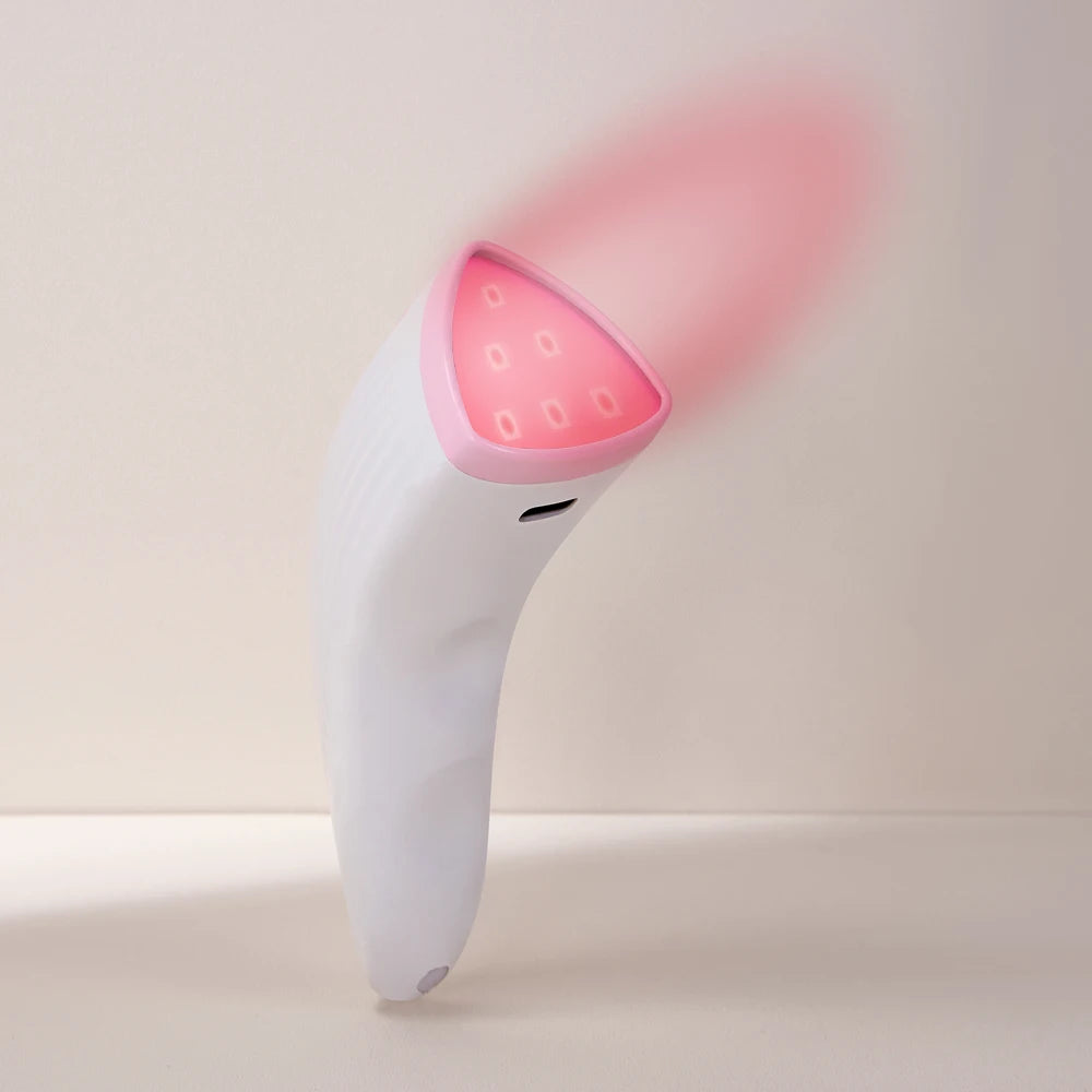 Gesichtslichttherapie Gerät Rotlicht Blaues Licht Akne Damen Herren Zuhause