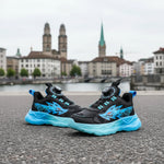 Turnschuhe Für Jungen Sport Atmungsaktives Obermaterial Muster Grösse 28 Bis 39