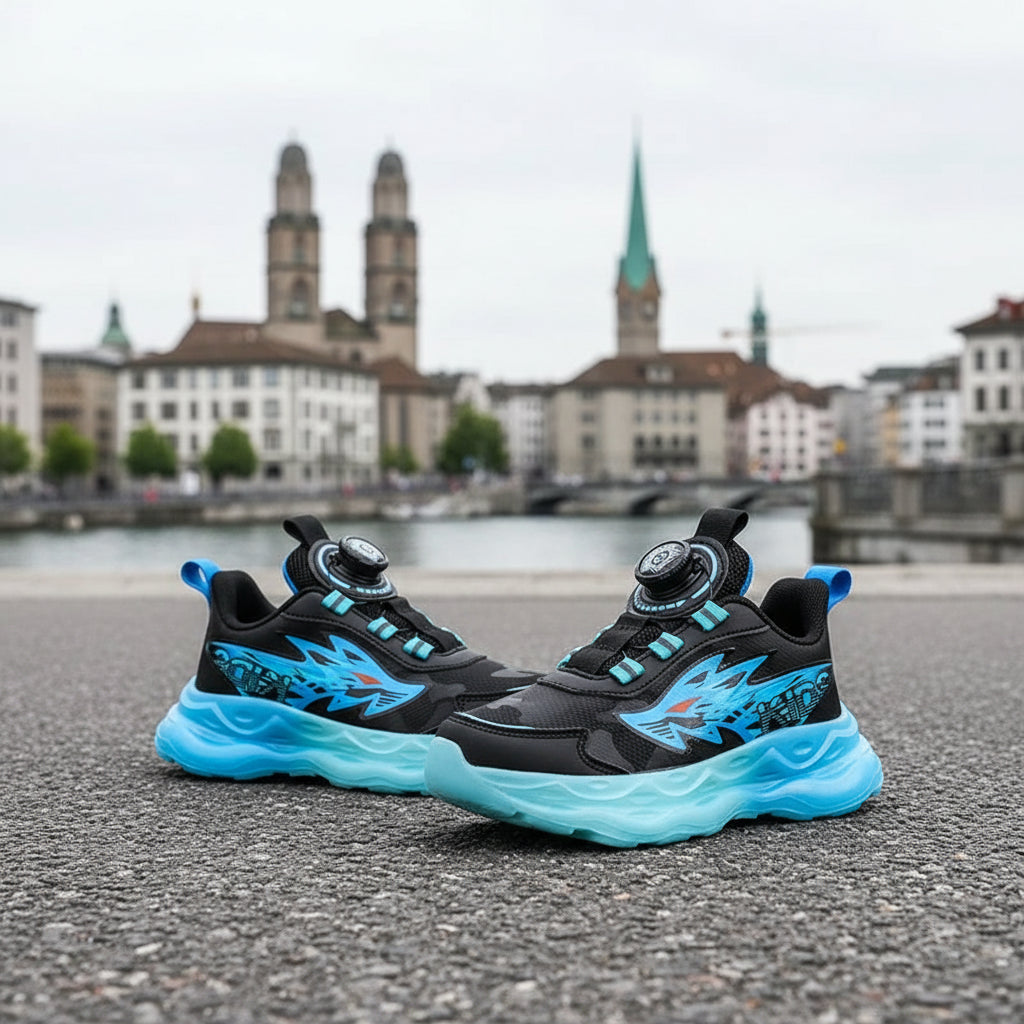 Turnschuhe Für Jungen Sport Atmungsaktives Obermaterial Muster Grösse 28 Bis 39