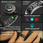 COLMI R12 Smart Ring Unisex Touchscreen Gesundheitsmonitor Kabelloses Laden 5ATM