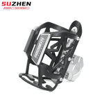 Wasserflaschenhalter Halterung Fuer BMW Motorrad Enduro Fahrer CNC Aluminium