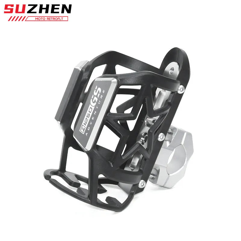 Wasserflaschenhalter Halterung Fuer BMW Motorrad Enduro Fahrer CNC Aluminium