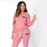 Damen Trainingsanzug Set Mit Kapuze Hoodie Jogginghose Sportbekleidung