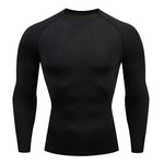 Herren Kompressions T Shirt Atmungsaktiv Schnelltrocknend Feuchtigkeitstransport
