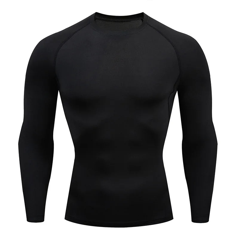Herren Kompressions T Shirt Atmungsaktiv Schnelltrocknend Feuchtigkeitstransport