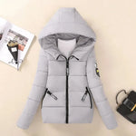 Winterjacke Damen Parka Mit Kapuze Gepolstert Warm