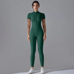 Damen Yoga-Overall Sport-Jumpsuit Atmungsaktiv Schnell Trocknend