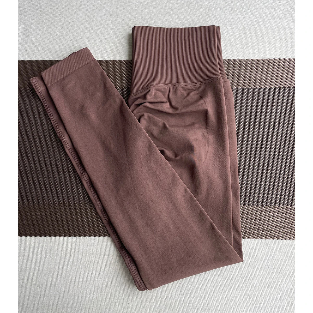 Damen Yoga Leggings Hoher Bund Nahtlos Atmungsaktiv Po Lift Gym Hose