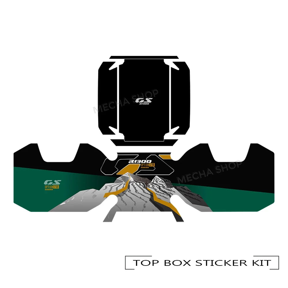 Aluminium Kofferaufkleber Motorrad Schutz Kit Für R1300GS Adventure 2025