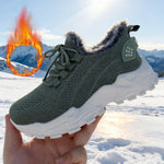Damen Winter Sneaker Gefüttert Warm Rutschfest Outdoor Sportschuhe