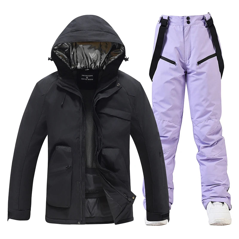 Herren Skianzug Wasserdicht Winddicht Winter
