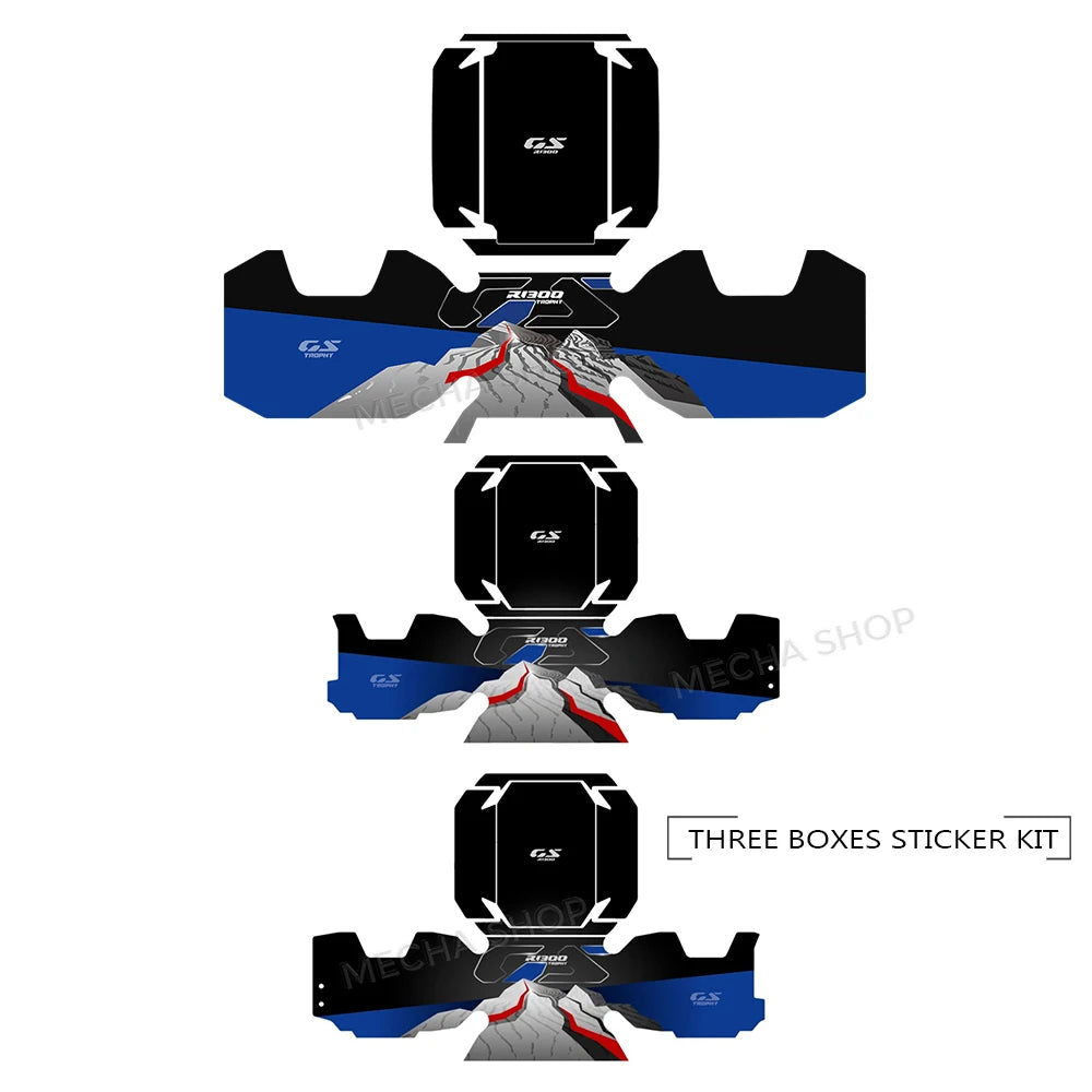 Aluminium Kofferaufkleber Motorrad Schutz Kit Für R1300GS Adventure 2025