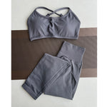 Damen Yoga Leggings Hoher Bund Nahtlos Atmungsaktiv Po Lift Gym Hose