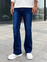 Skinny Jeans Herren Dunkelblau - Street Style Denim Slim Fit