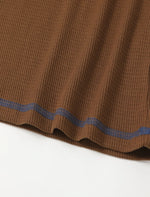 Sommer T Shirt Herren 3D Atmungsaktives Kurzarm Waffel Struktur Vintage