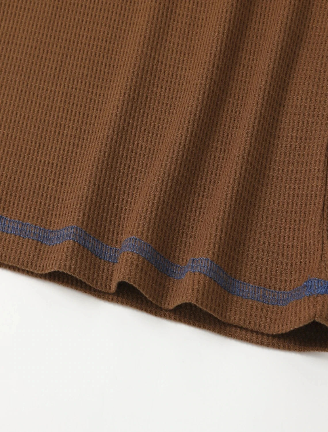 Sommer T Shirt Herren 3D Atmungsaktives Kurzarm Waffel Struktur Vintage