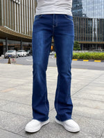 Skinny Jeans Herren Dunkelblau - Street Style Denim Slim Fit