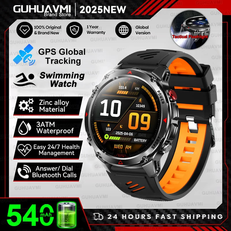 Damen GPS-Sport-Smartwatch HT37 Mit AMOLED Display Und Gesundheitsfunktionen