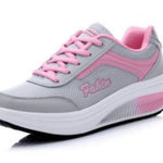 Damen Sneaker Outdoor Netzstoff Leicht Atmungsaktiv Blau