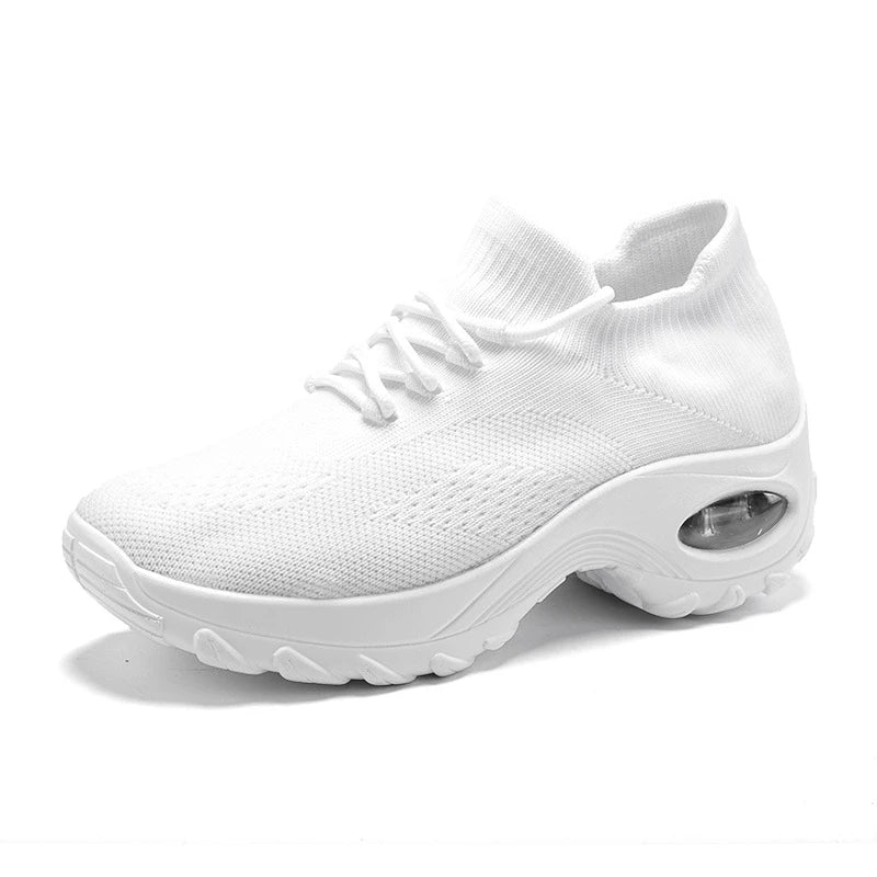 Damen Sneaker Gelb Sock Sneaker Leicht Atmungsaktiv Bequem
