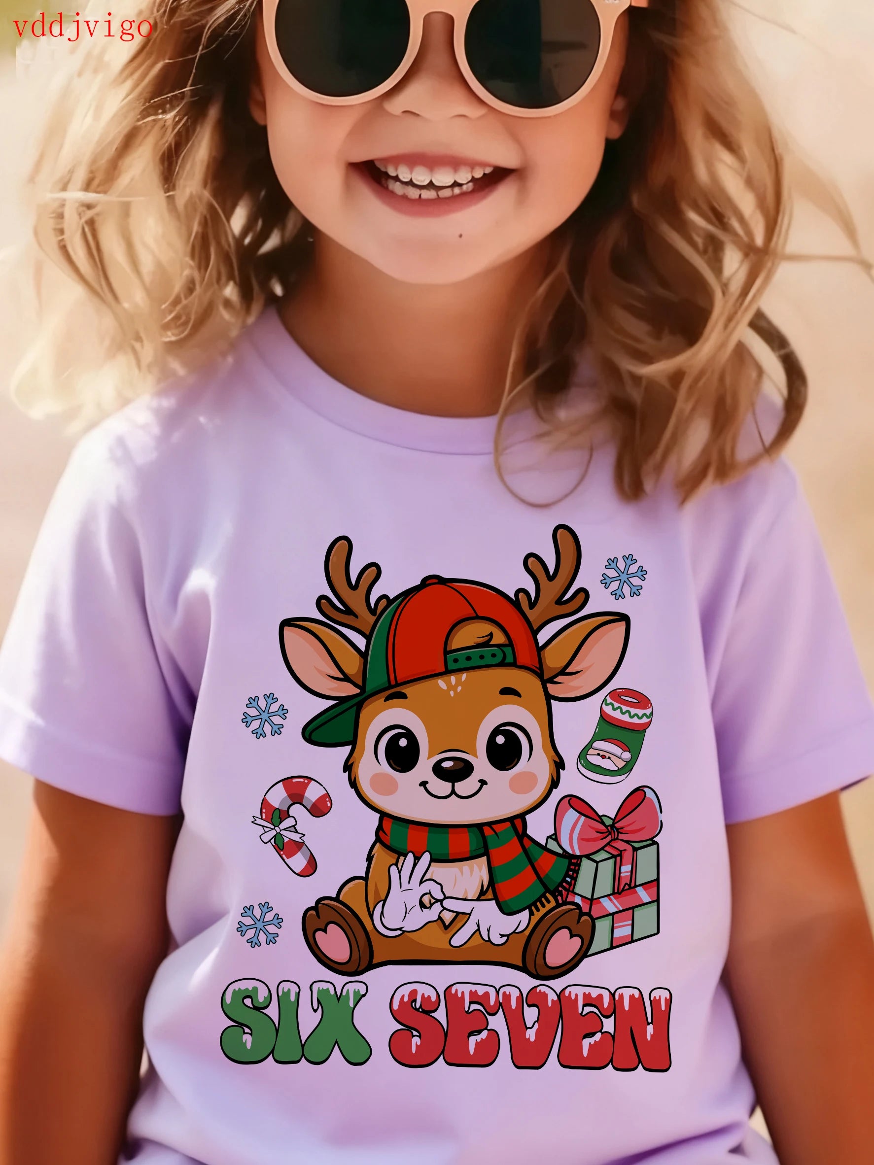Kinder Streetwear T Shirt Meme Design Y2K Weihnachtsgeschenk