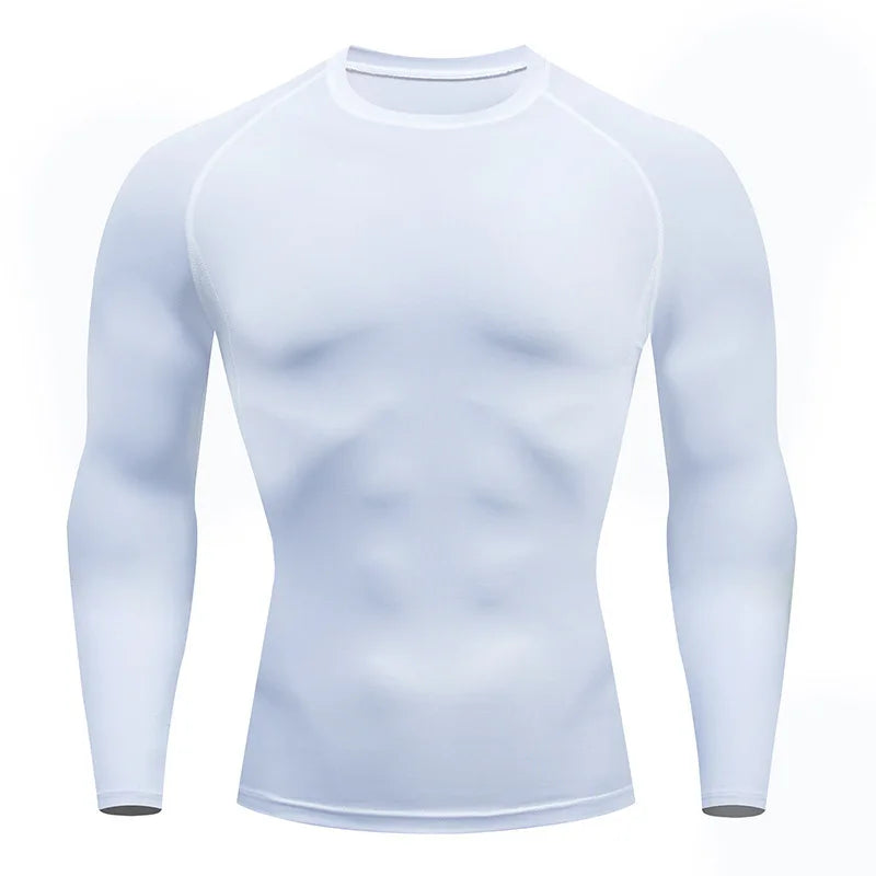 Herren Kompressions T Shirt Atmungsaktiv Schnelltrocknend Feuchtigkeitstransport