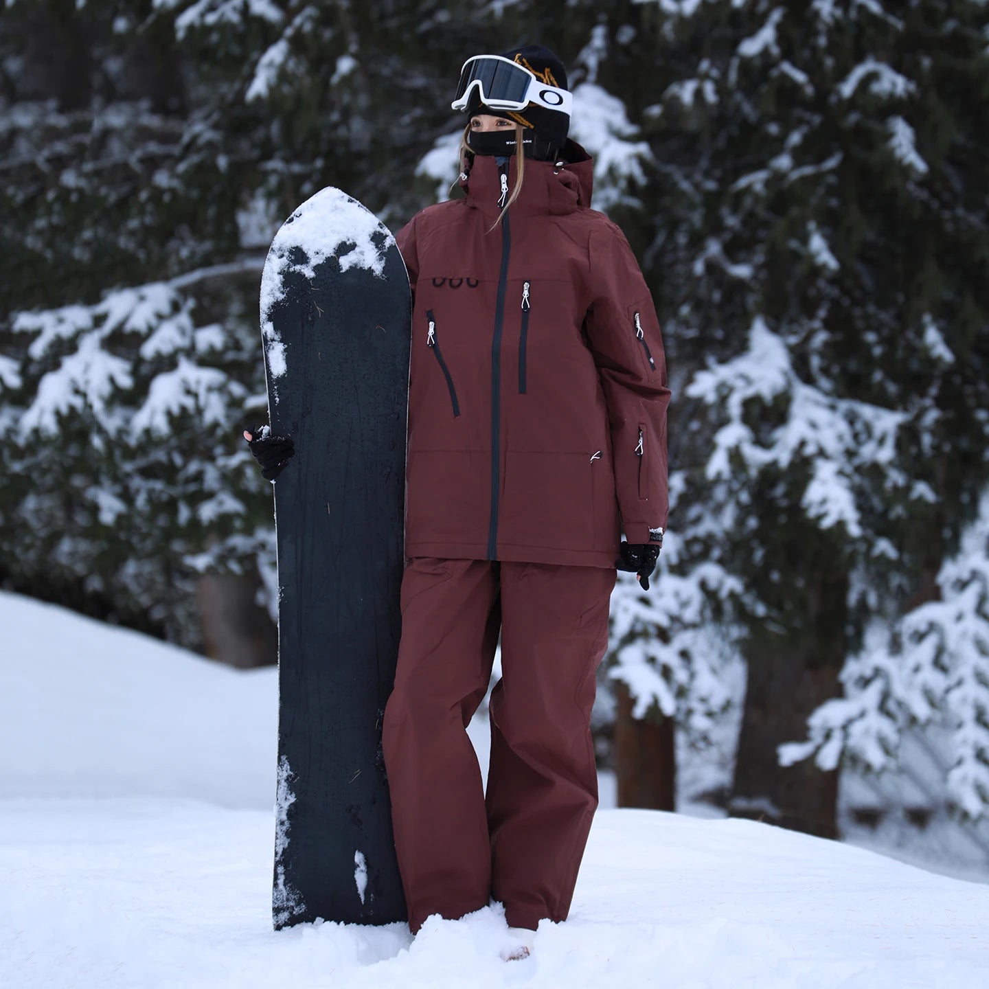 Damen Skianzug Wasserdicht Winddicht Winter