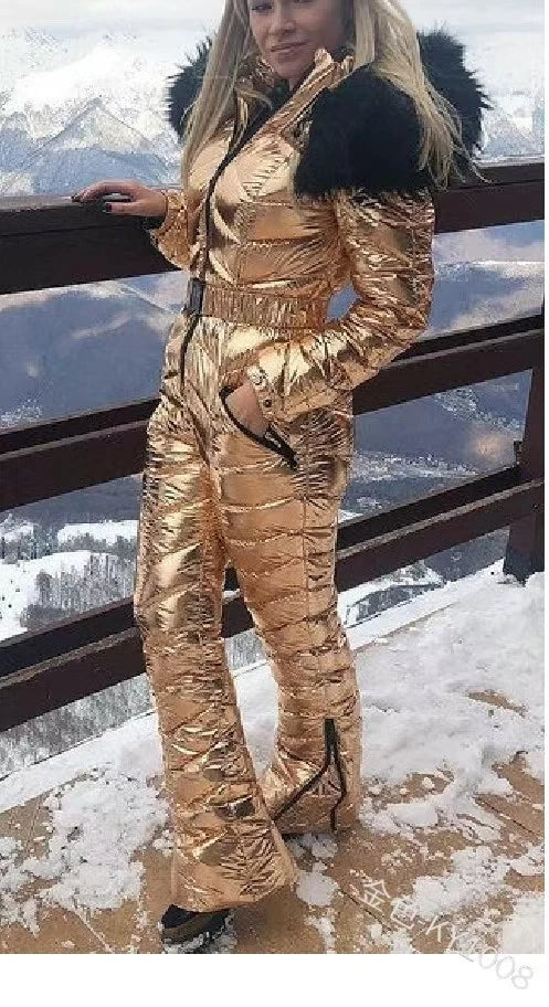 Damen Skianzug Wasserdicht Winddicht Winter