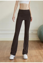 Damen Yoga-Hose High Waist Figurformend Nude-Feeling – Sport-Leggings