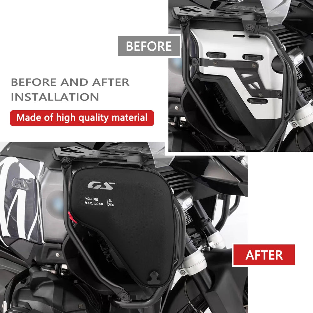 Kühler Schutz Tasche Motorrad Fahrer Wasserdicht Hartnylon R1300GS