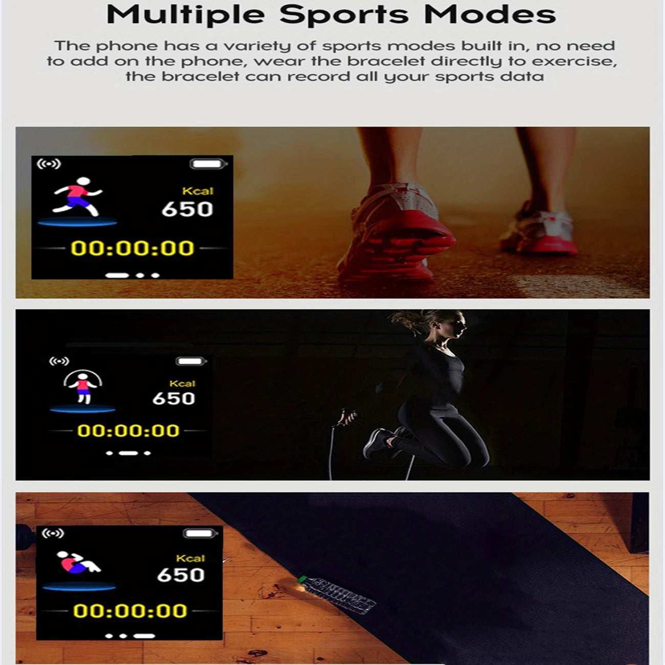 Smartwatch Damen Und Herren Bluetooth Musiksteuerung Fitness Tracker Kalorien