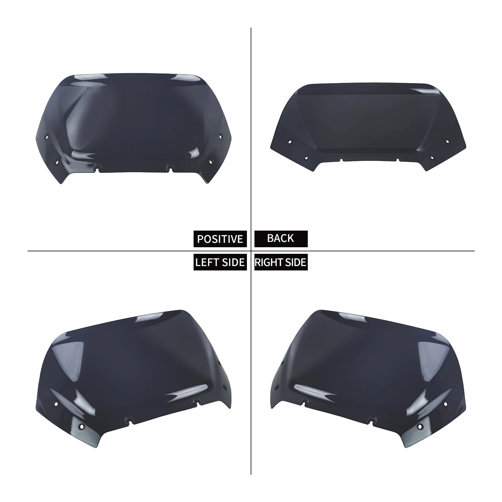 Windschutzscheibe 10 Zoll für Harley Touring CVO Road Glide – ABS