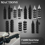 Motorrad Lenkergriffe 25mm Für Harley Cruiser Fahrer Billet Aluminium