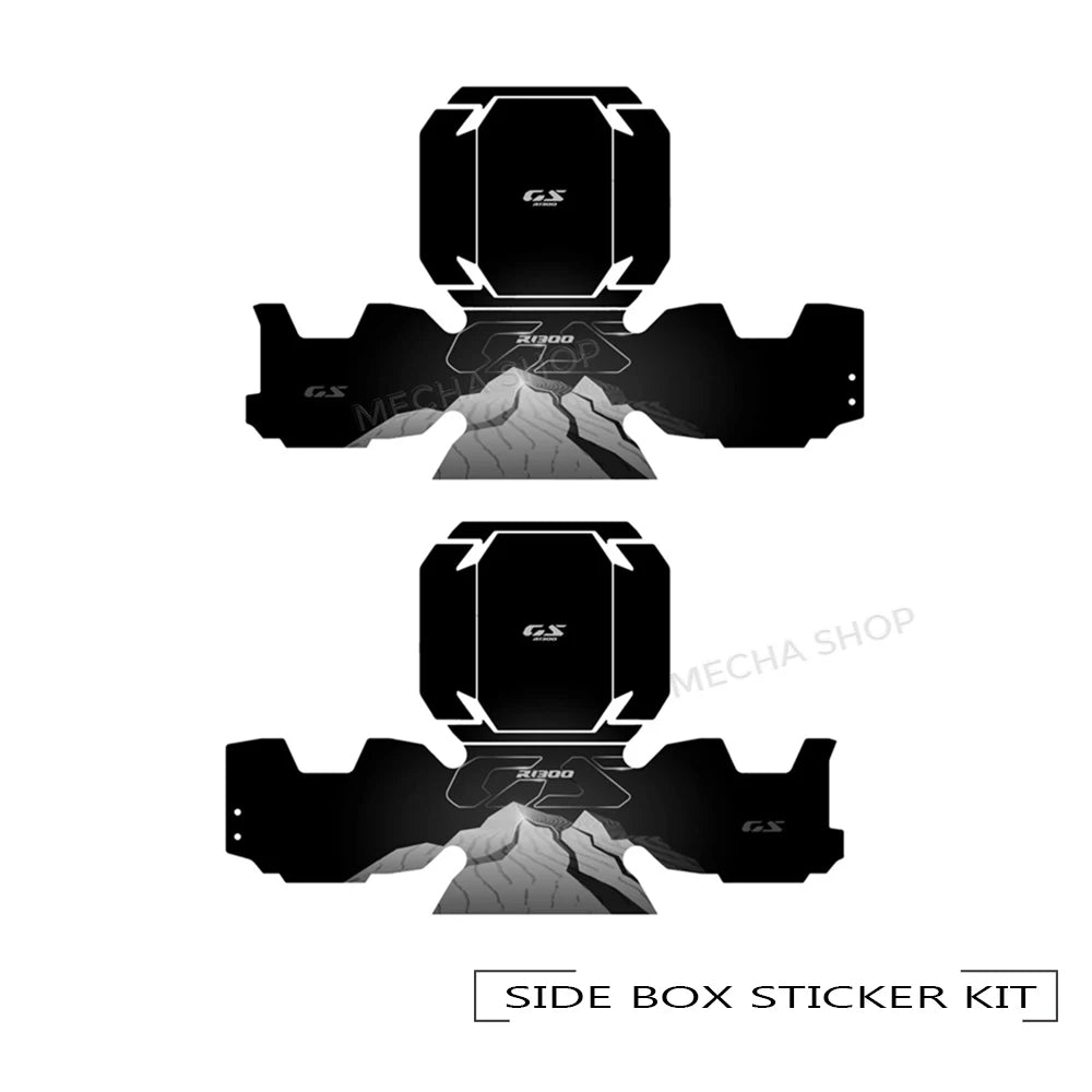 Aluminium Kofferaufkleber Motorrad Schutz Kit Für R1300GS Adventure 2025