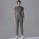 Damen Yoga-Overall Sport-Jumpsuit Atmungsaktiv Schnell Trocknend
