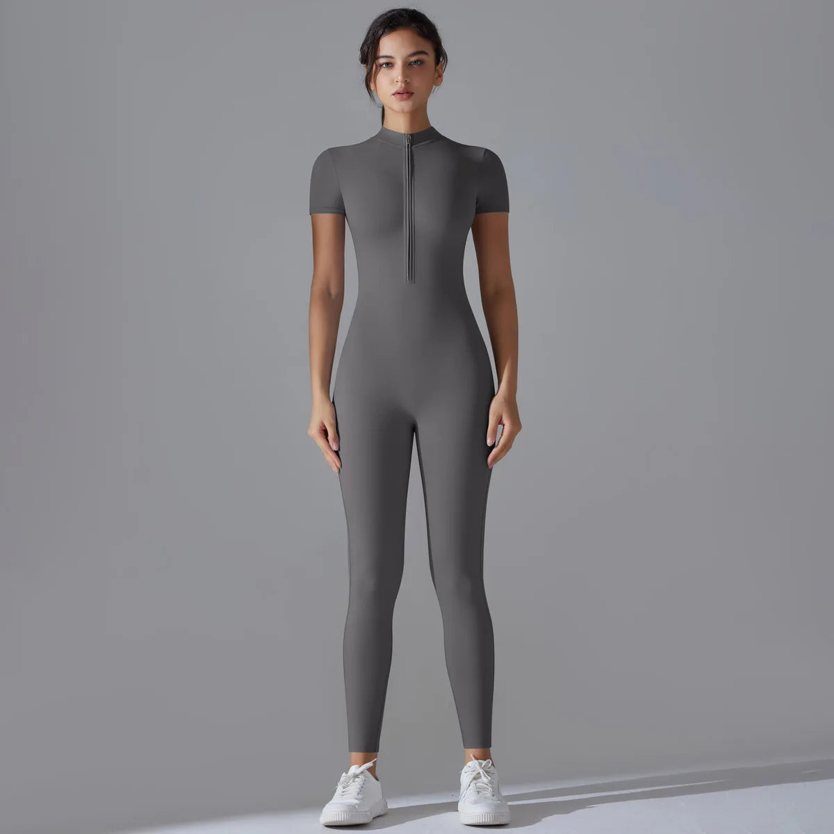 Damen Yoga-Overall Sport-Jumpsuit Atmungsaktiv Schnell Trocknend