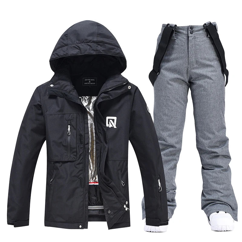 Damen Skianzug Wasserdicht Winddicht Winter