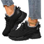 Damen Winter Sneaker Gefüttert Warm Rutschfest Outdoor Sportschuhe