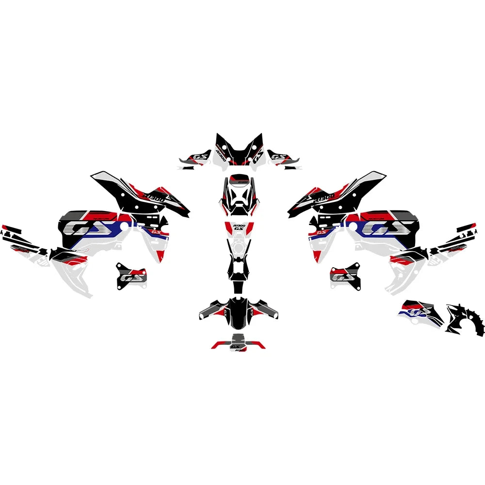 Vollgrafik Set Für R1300GSA Fahrer Grafik-Set Und Schutzzubehör