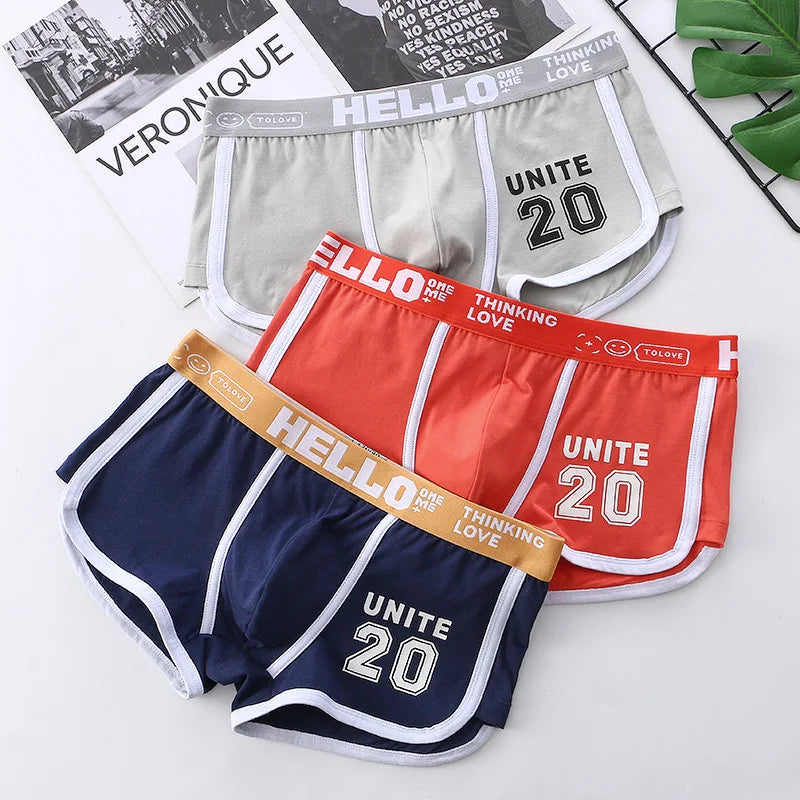 Herren Boxer Shorts Baumwolle Nylon Mischung Bequem Atmungsaktiv 1er Pack