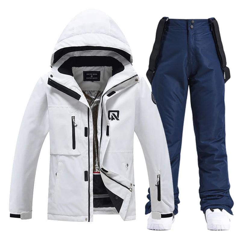 Damen Skianzug Wasserdicht Winddicht Winter