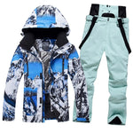 Herren Skianzug Wasserdicht Winddicht Winter