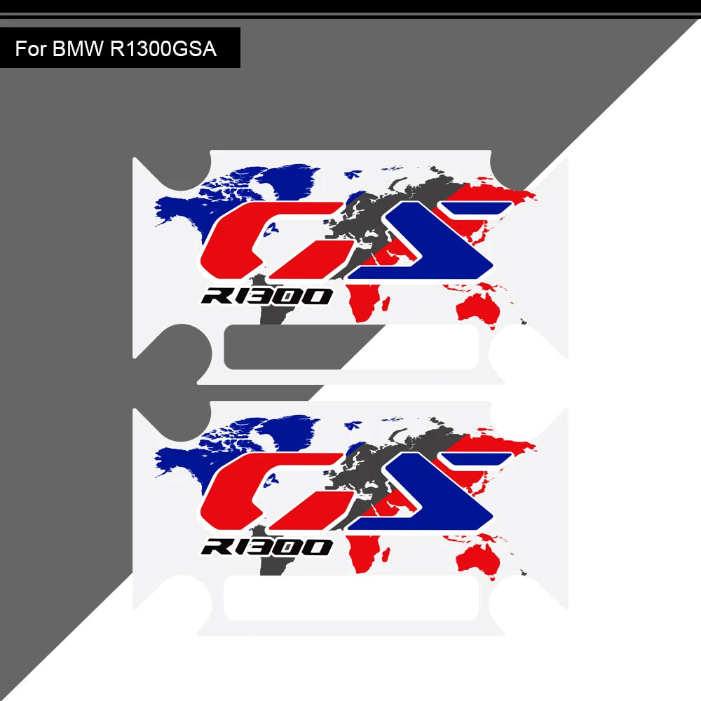 BMW R1300GS Adventure Aufkleber Schutz Gepäckkoffer Motorradfahrer
