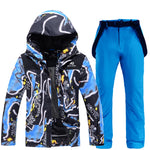 Herren Skianzug Wasserdicht Winddicht Winter