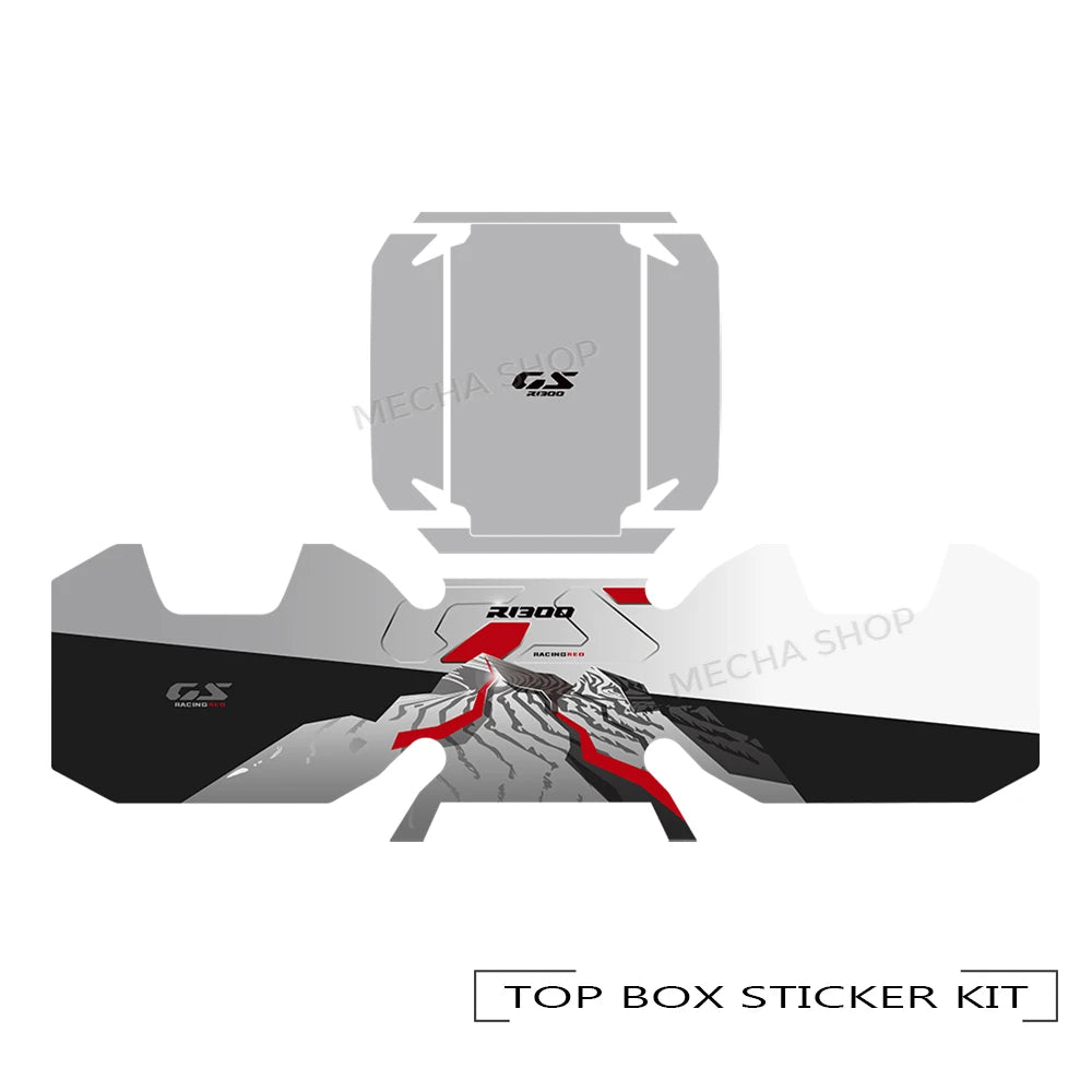 Aluminium Kofferaufkleber Motorrad Schutz Kit Für R1300GS Adventure 2025