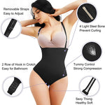 Damen Unterbrust Bodysuit Shapewear Bauchkontrolle Taillenglättung Tanga Design