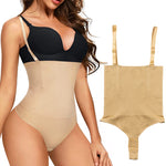 Damen Unterbrust Bodysuit Shapewear Bauchkontrolle Taillenglättung Tanga Design