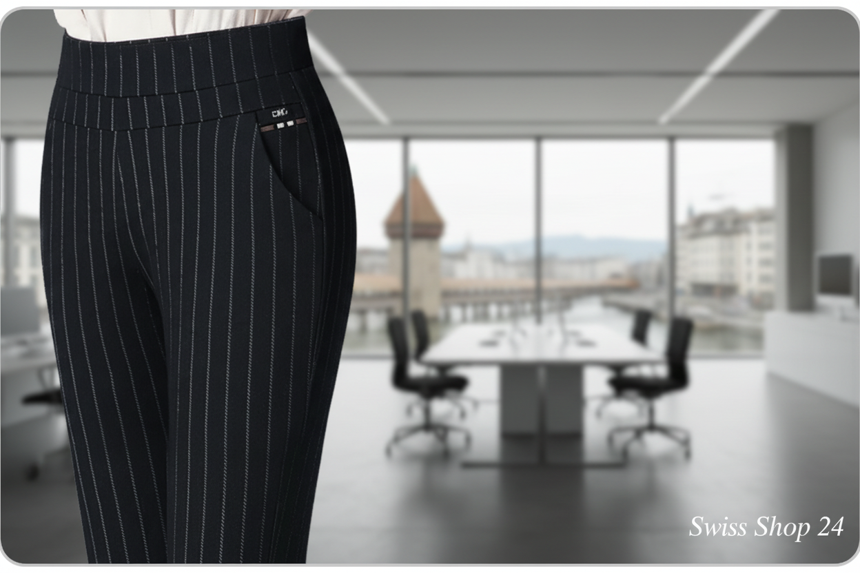 Bleistifthose Nadelstreifen Detail Luzern