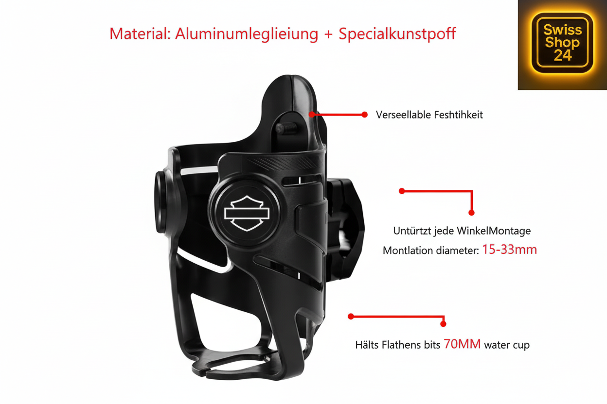 Getränkehalter nur Text übersetzt